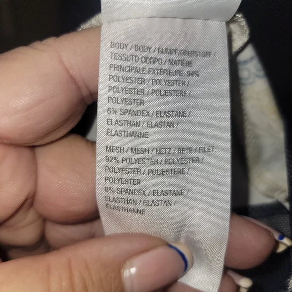 Womens plus sz 2X Attitudes by Renee like new longer sheer hem Shirt - Picture 5 of 7